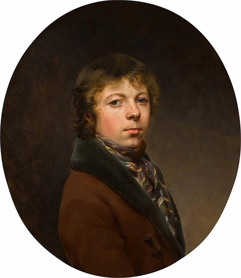  2-Michel Martin Drolling-Autoritratto con foulard 